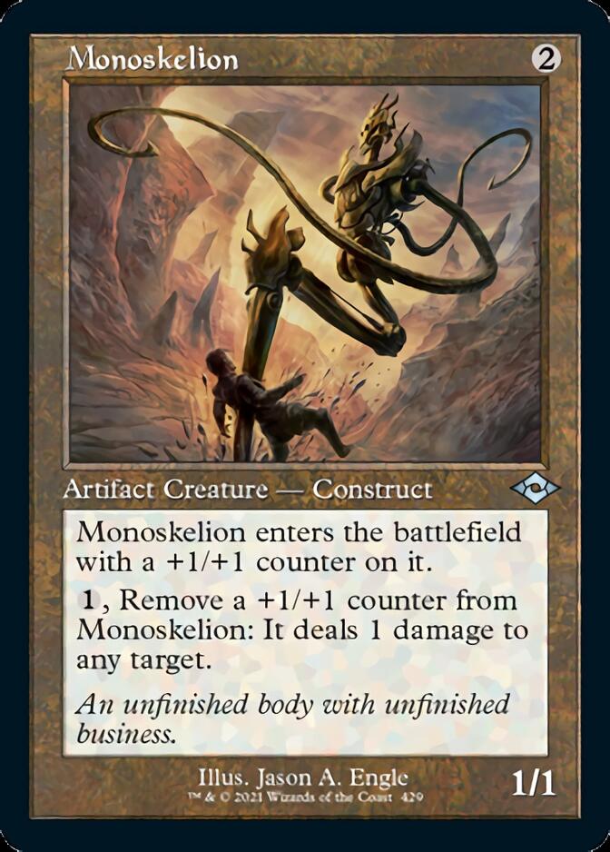 Monoskelion (Retro Foil Etched) [Modern Horizons 2] | Grognard Games