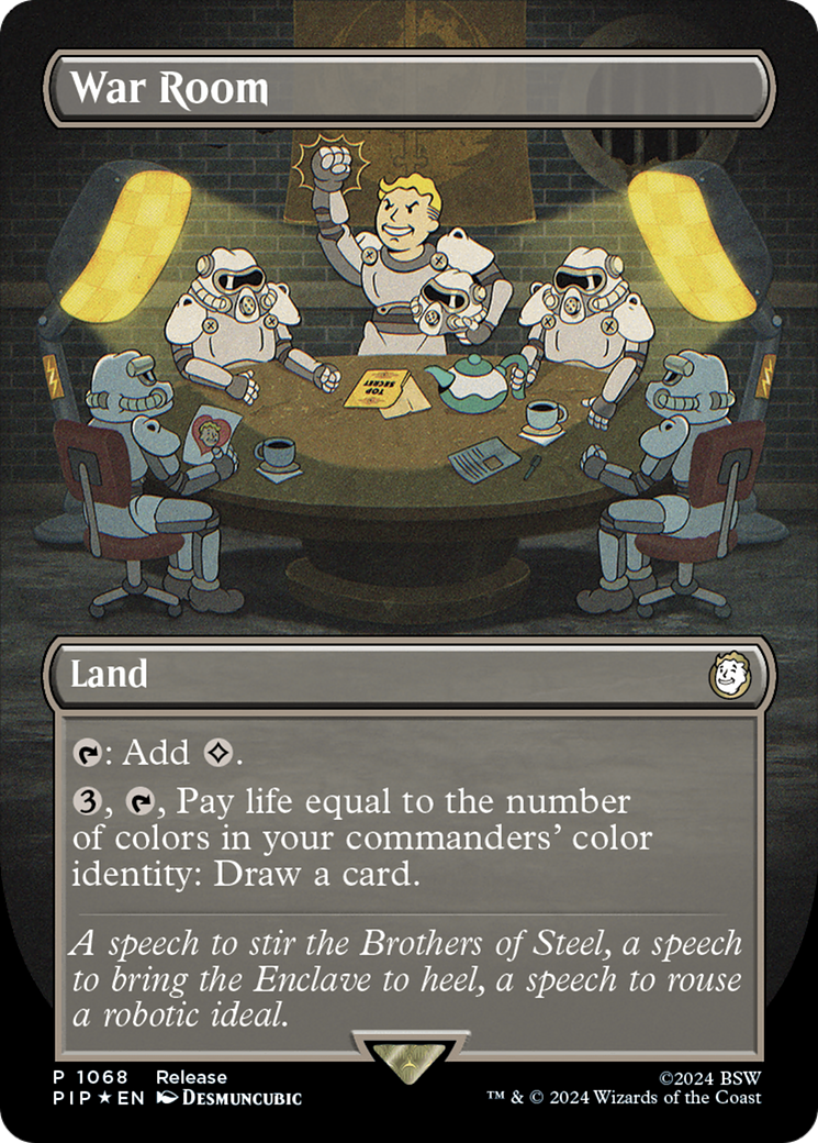 War Room (Borderless) [Fallout Promos] | Grognard Games