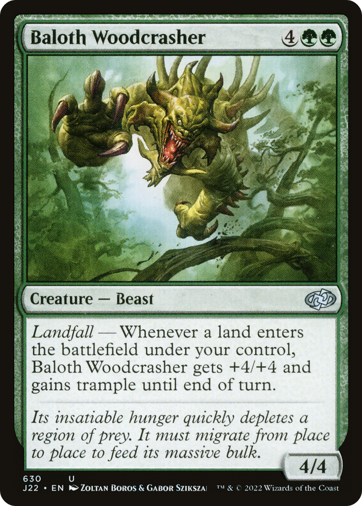 Baloth Woodcrasher [Jumpstart 2022] | Grognard Games