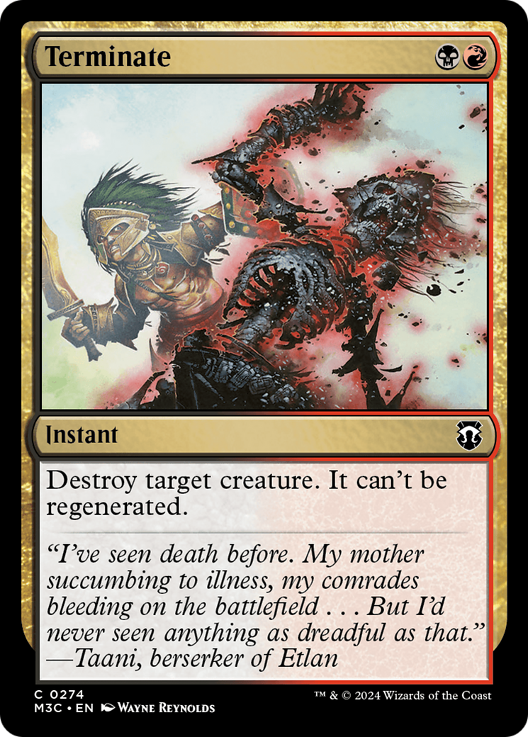 Terminate [Modern Horizons 3 Commander] | Grognard Games
