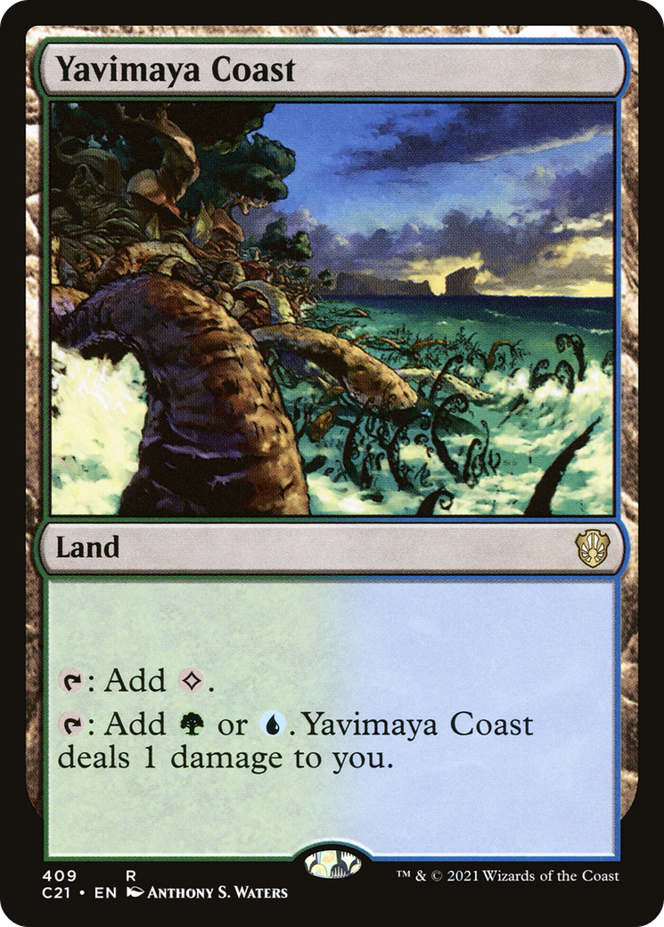 Yavimaya Coast [Commander 2021] | Grognard Games