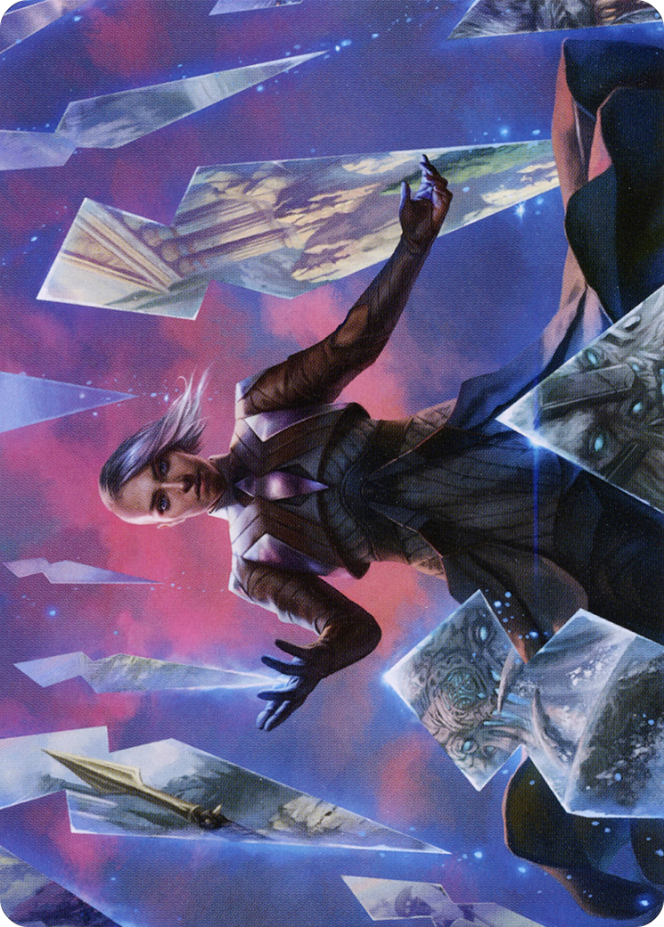 Behold the Multiverse // Behold the Multiverse (ASKHM-010) - Art Series: Kaldheim (Borderless) Foil | Grognard Games