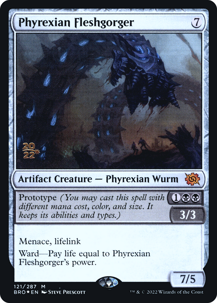 Phyrexian Fleshgorger [The Brothers' War: Prerelease Promos] | Grognard Games