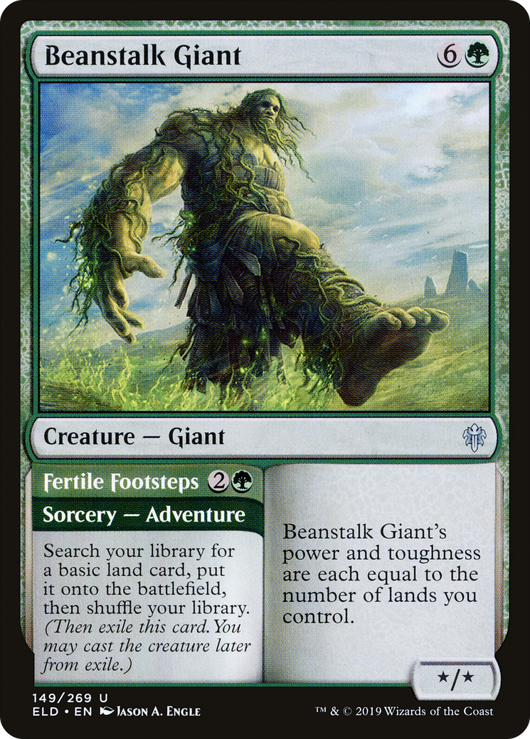 Beanstalk Giant // Fertile Footsteps [Throne of Eldraine] | Grognard Games