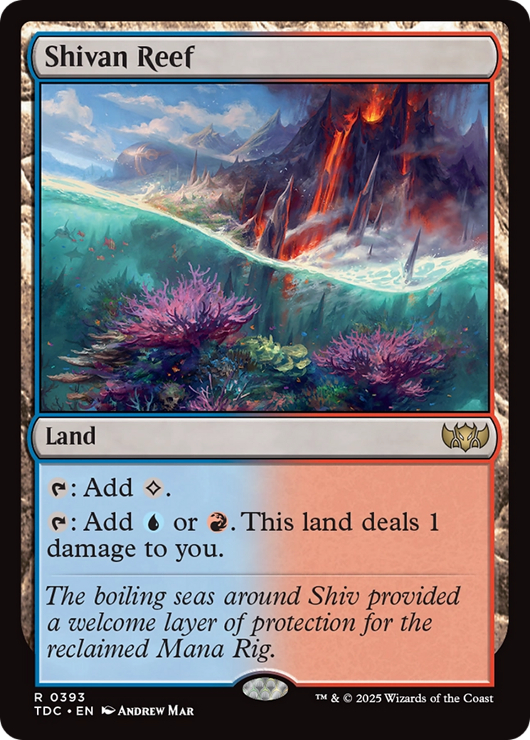 Shivan Reef [Tarkir: Dragonstorm Commander] | Grognard Games