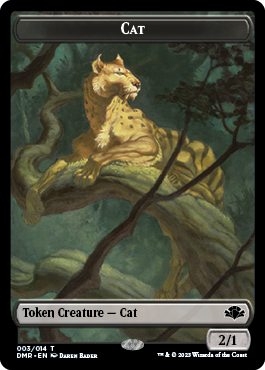 Cat Token (003) [Dominaria Remastered Tokens] | Grognard Games