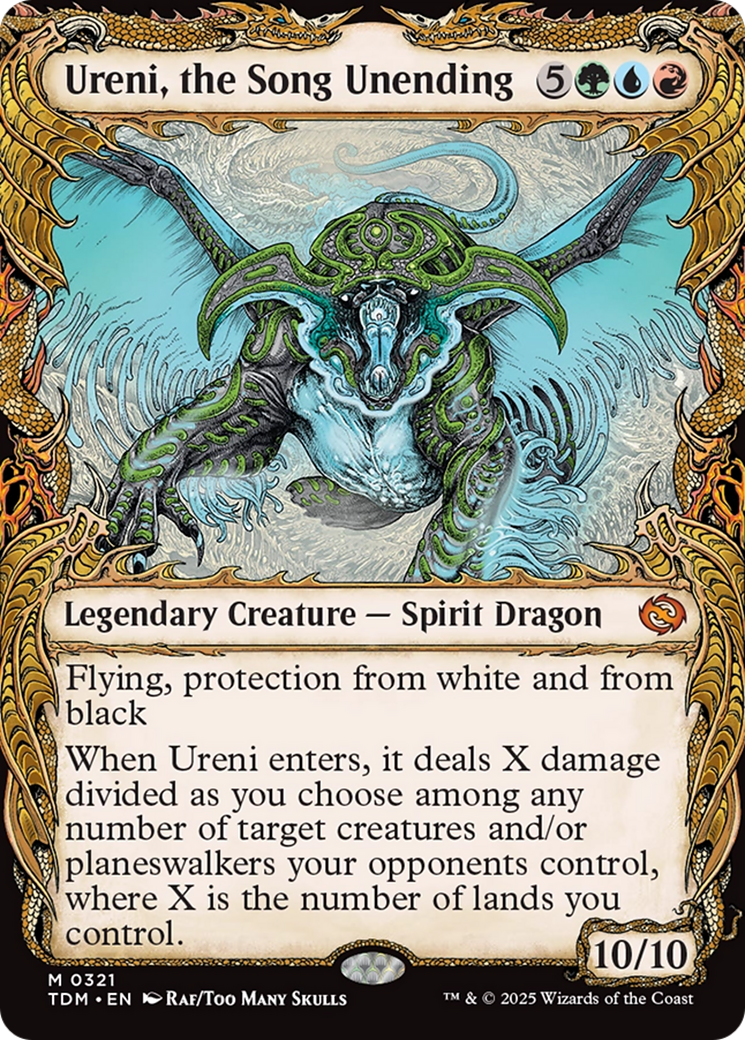 Ureni, the Song Unending (TDM-321) - Tarkir: Dragonstorm: (Showcase) Foil | Grognard Games