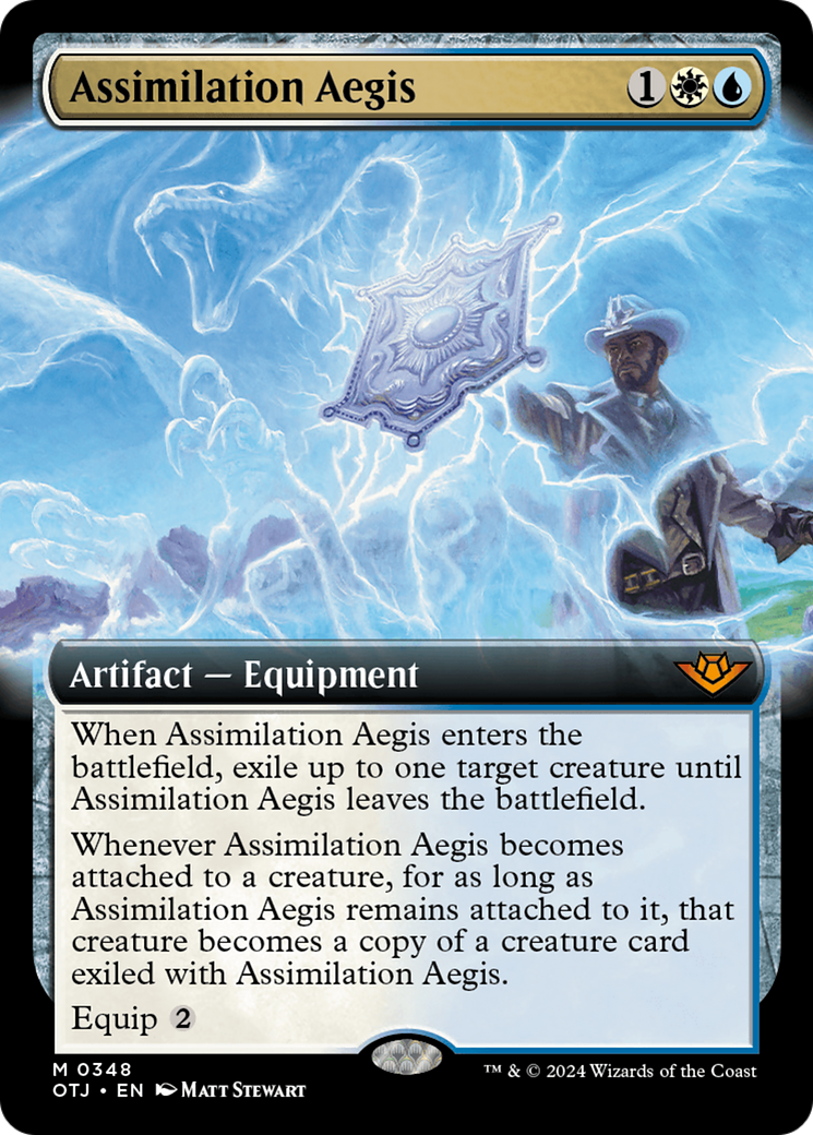 Assimilation Aegis (Extended Art) [Outlaws of Thunder Junction] | Grognard Games