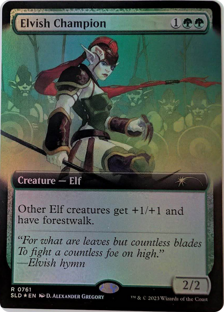 Elvish Champion (Extended Art) [Secret Lair Drop Series] | Grognard Games