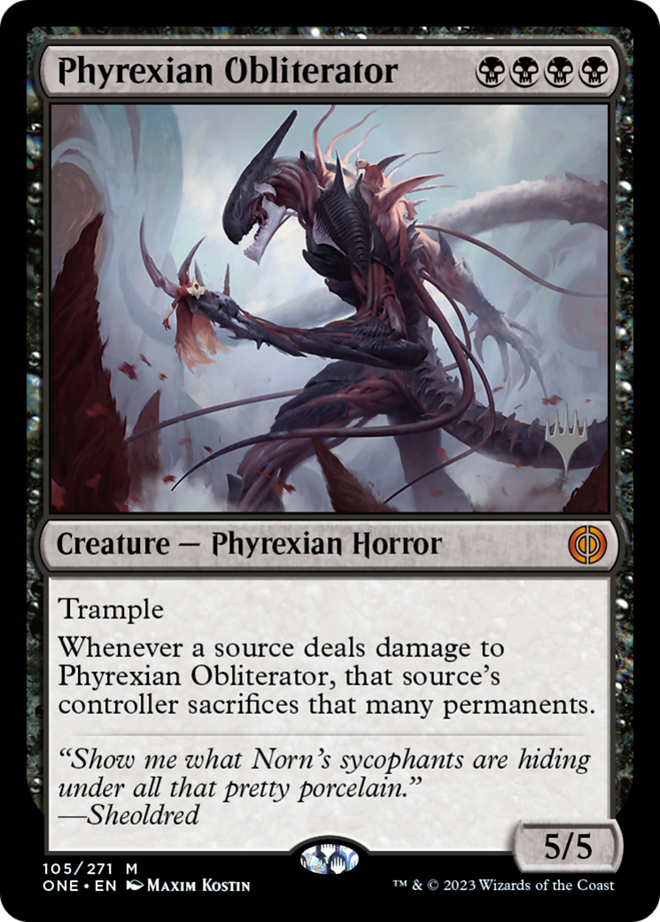 Phyrexian Obliterator (Promo Pack) [Phyrexia: All Will Be One Promos] | Grognard Games