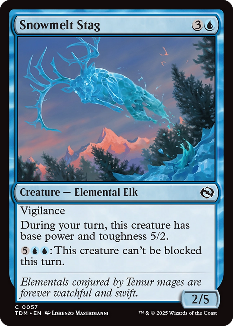 Snowmelt Stag [Tarkir: Dragonstorm] | Grognard Games