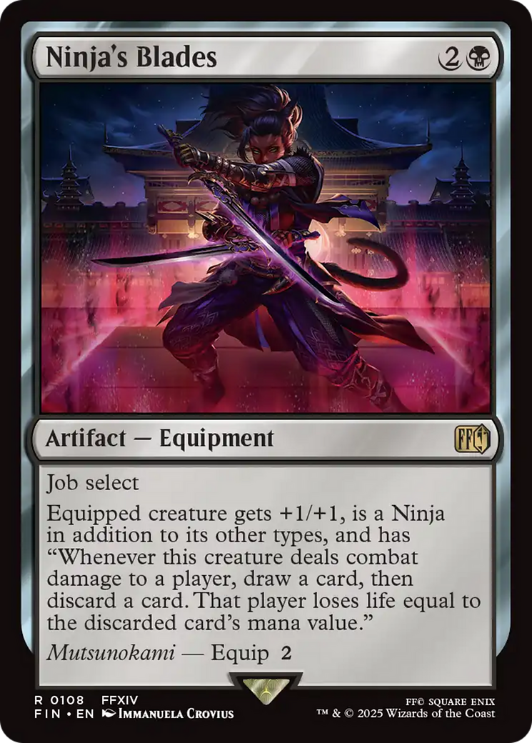 Ninja's Blades (FIN-108) - FINAL FANTASY | Grognard Games