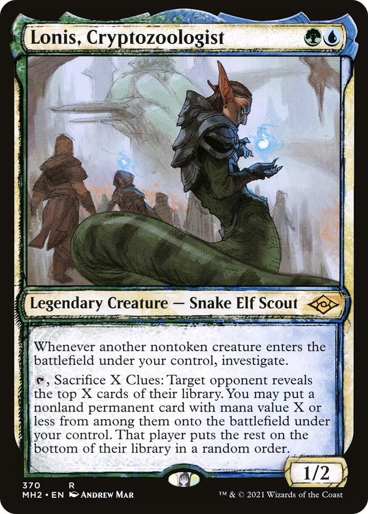 Lonis, Cryptozoologist (Sketch) [Modern Horizons 2] | Grognard Games