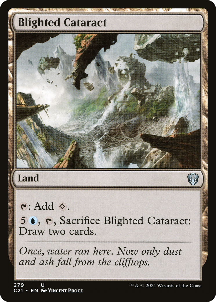Blighted Cataract [Commander 2021] | Grognard Games