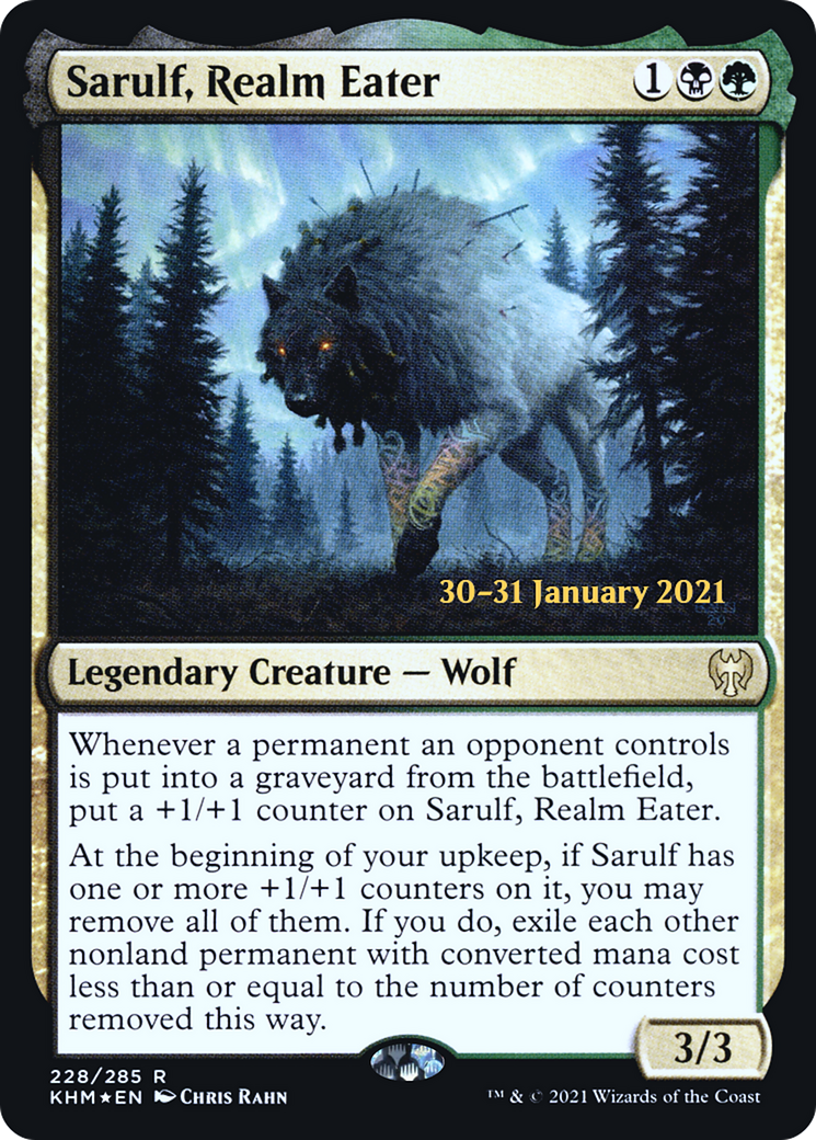 Sarulf, Realm Eater [Kaldheim Prerelease Promos] | Grognard Games