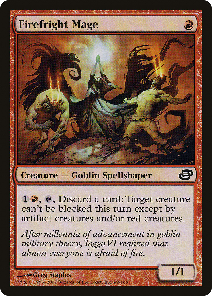 Firefright Mage [Planar Chaos] | Grognard Games