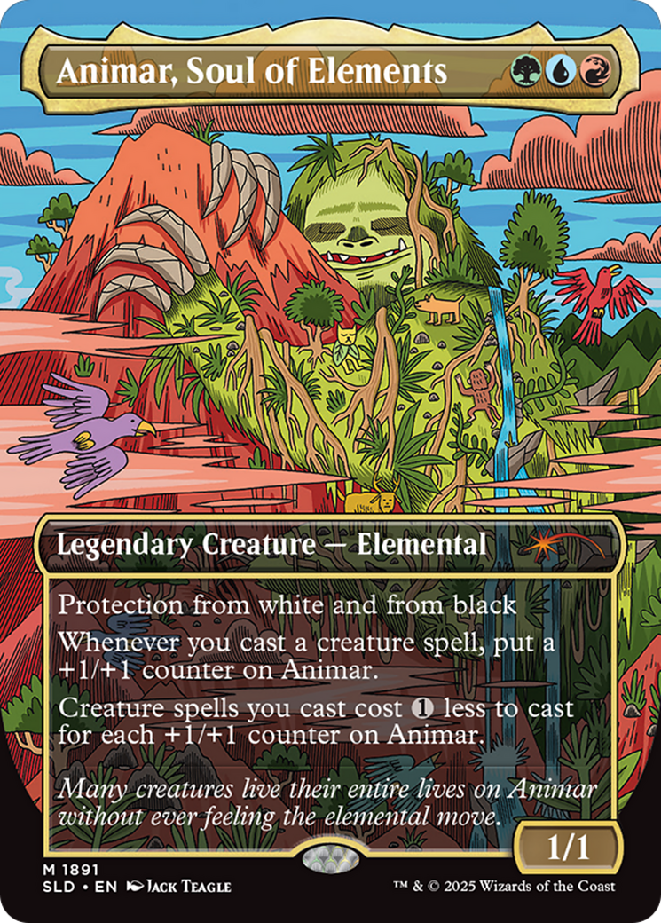 Animar, Soul of Elements (Rainbow Foil) [Secret Lair Drop Series] | Grognard Games