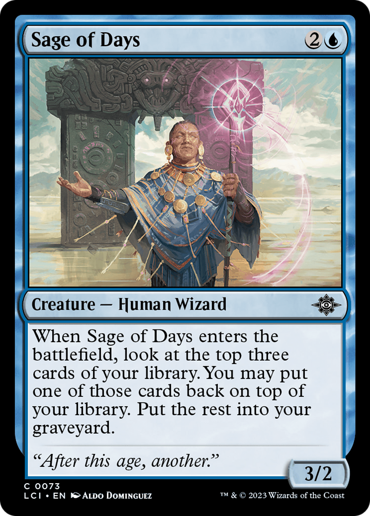 Sage of Days [The Lost Caverns of Ixalan] | Grognard Games