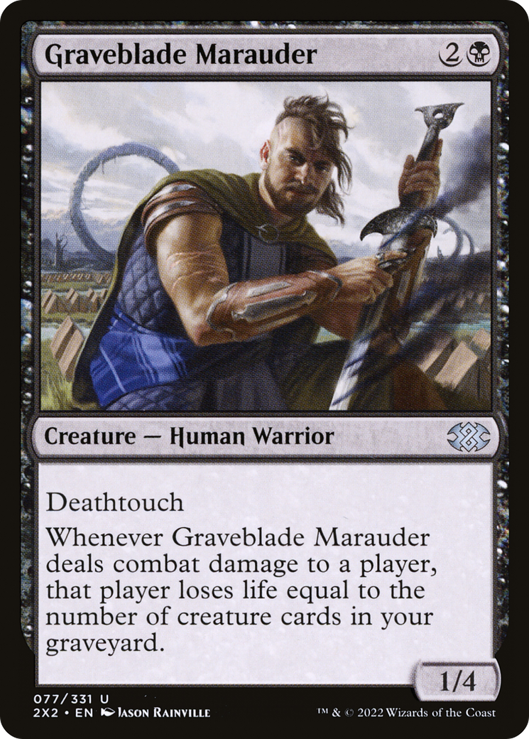 Graveblade Marauder [Double Masters 2022] | Grognard Games