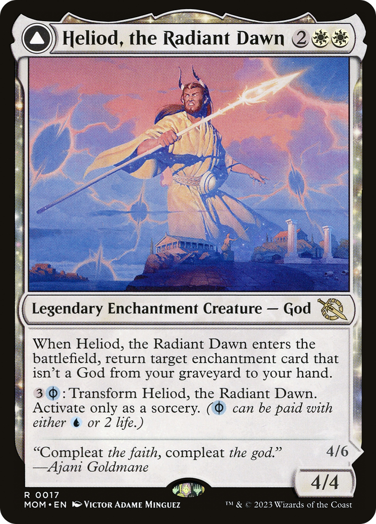 Heliod, the Radiant Dawn // Heliod, the Warped Eclipse [March of the Machine] | Grognard Games