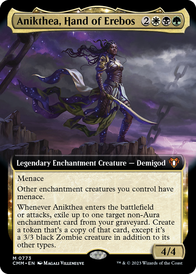 Anikthea, Hand of Erebos (Extended Art) [Commander Masters] | Grognard Games