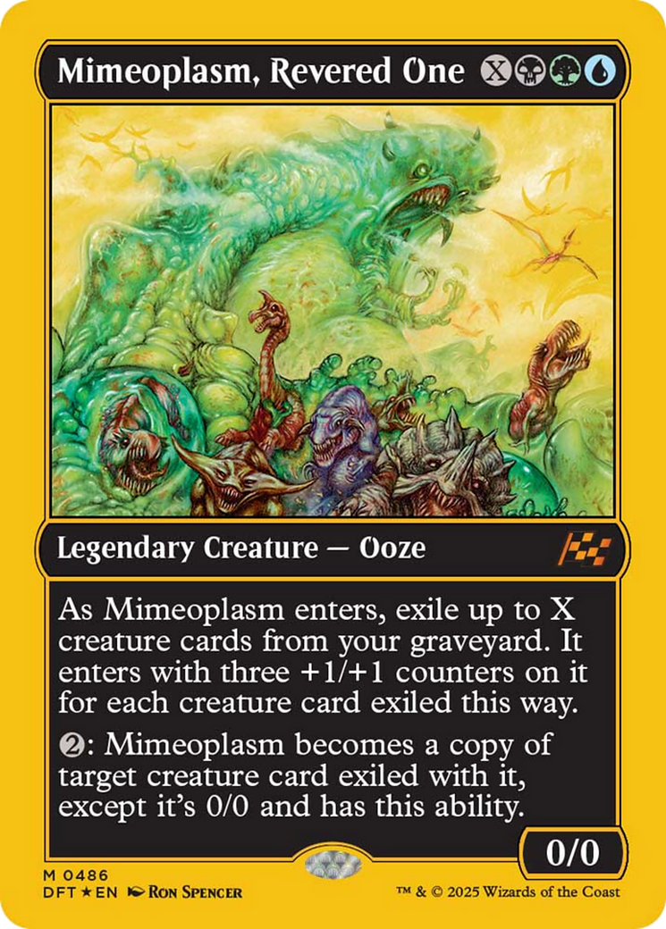 Mimeoplasm, Revered One (First-Place Foil) [Aetherdrift] | Grognard Games