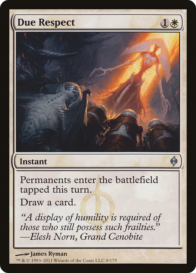 Due Respect [New Phyrexia] | Grognard Games