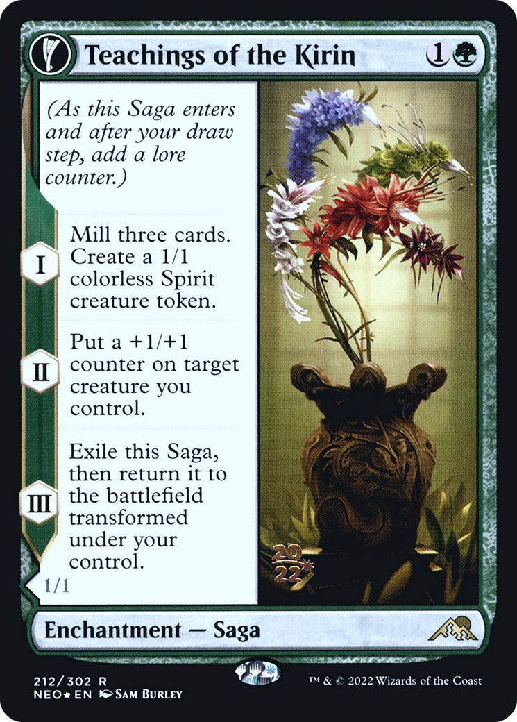 Teachings of the Kirin // Kirin-Touched Orochi [Kamigawa: Neon Dynasty Prerelease Promos] | Grognard Games