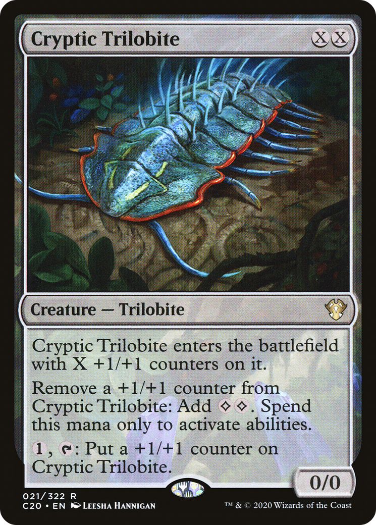 Cryptic Trilobite [Commander 2020] | Grognard Games