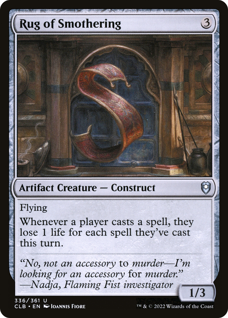 Rug of Smothering [Commander Legends: Battle for Baldur's Gate] | Grognard Games