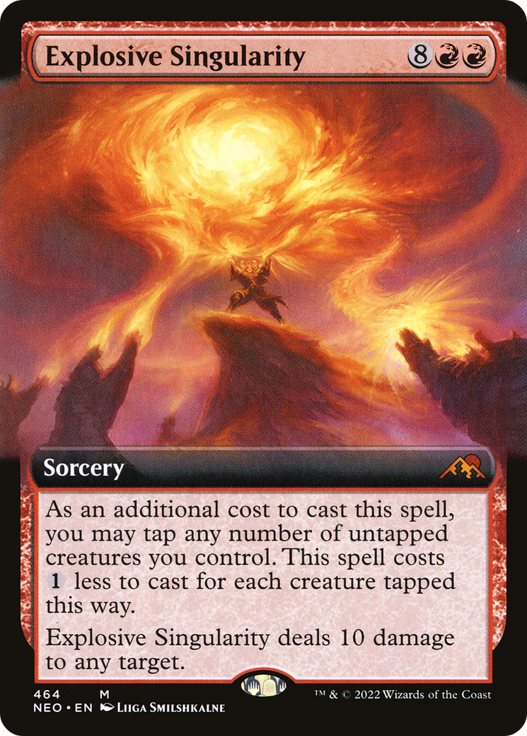 Explosive Singularity (Extended Art) [Kamigawa: Neon Dynasty] | Grognard Games