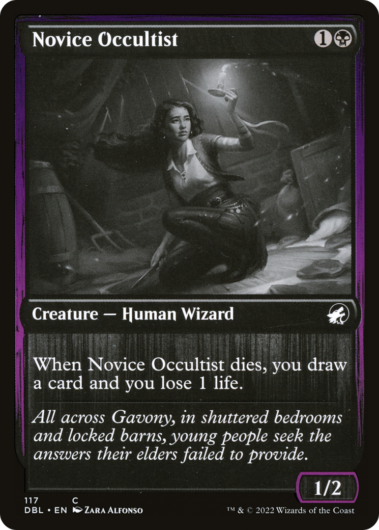 Novice Occultist [Innistrad: Double Feature] | Grognard Games