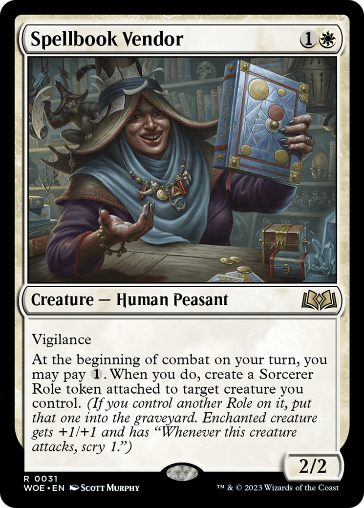 Spellbook Vendor [Wilds of Eldraine] | Grognard Games