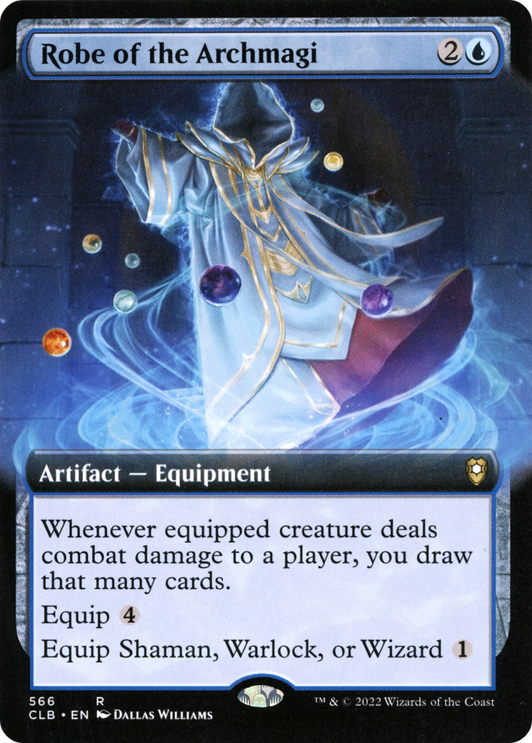 Robe of the Archmagi (Extended Art) [Commander Legends: Battle for Baldur's Gate] | Grognard Games