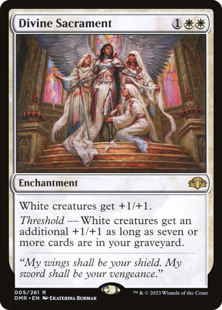 Divine Sacrament [Dominaria Remastered] | Grognard Games