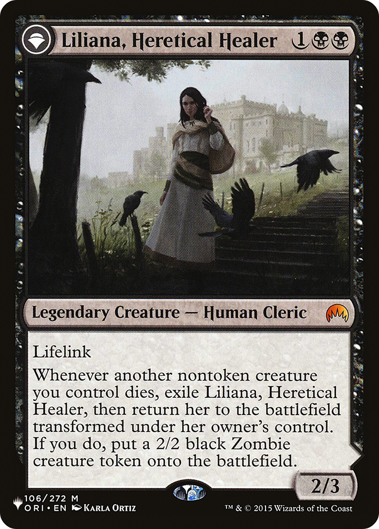 Liliana, Heretical Healer // Liliana, Defiant Necromancer [Secret Lair: From Cute to Brute] | Grognard Games