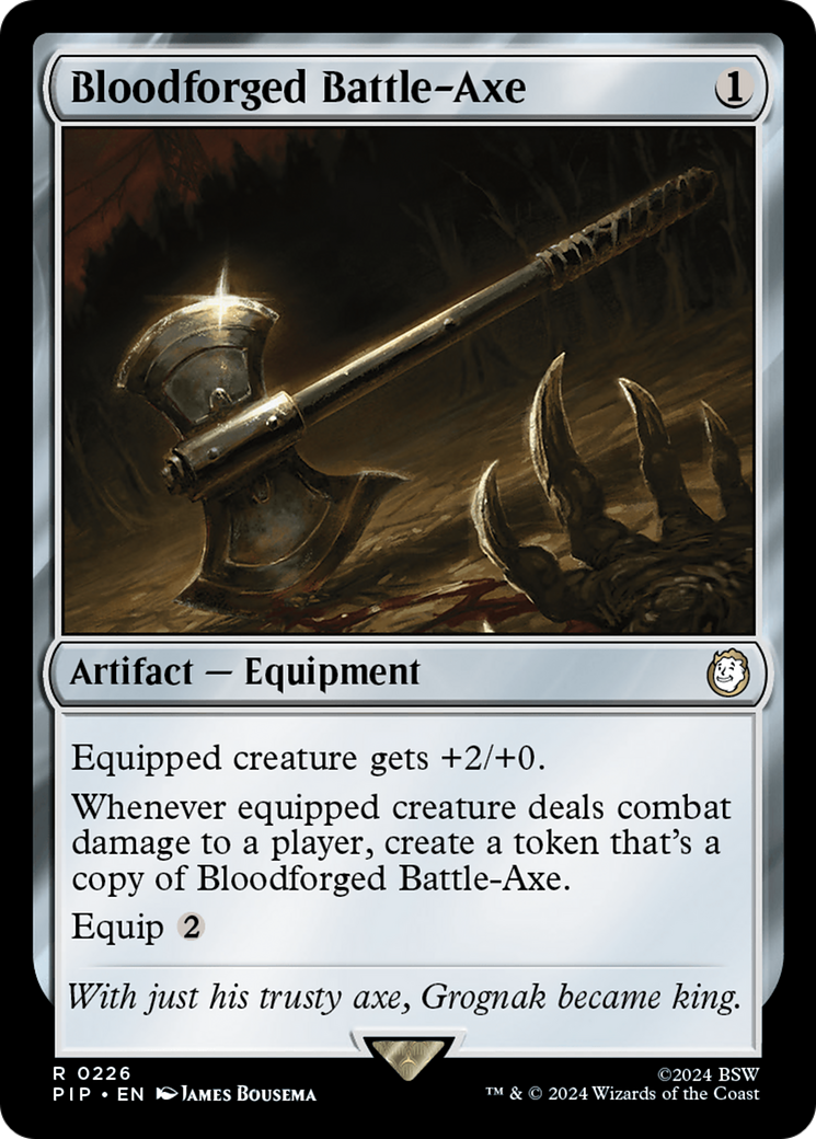 Bloodforged Battle-Axe [Fallout] | Grognard Games
