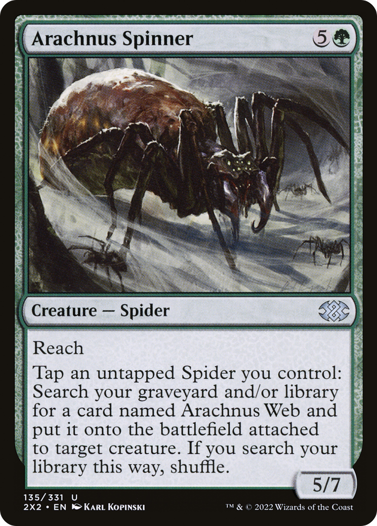 Arachnus Spinner [Double Masters 2022] | Grognard Games