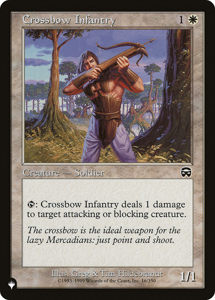 Crossbow Infantry [The List] | Grognard Games
