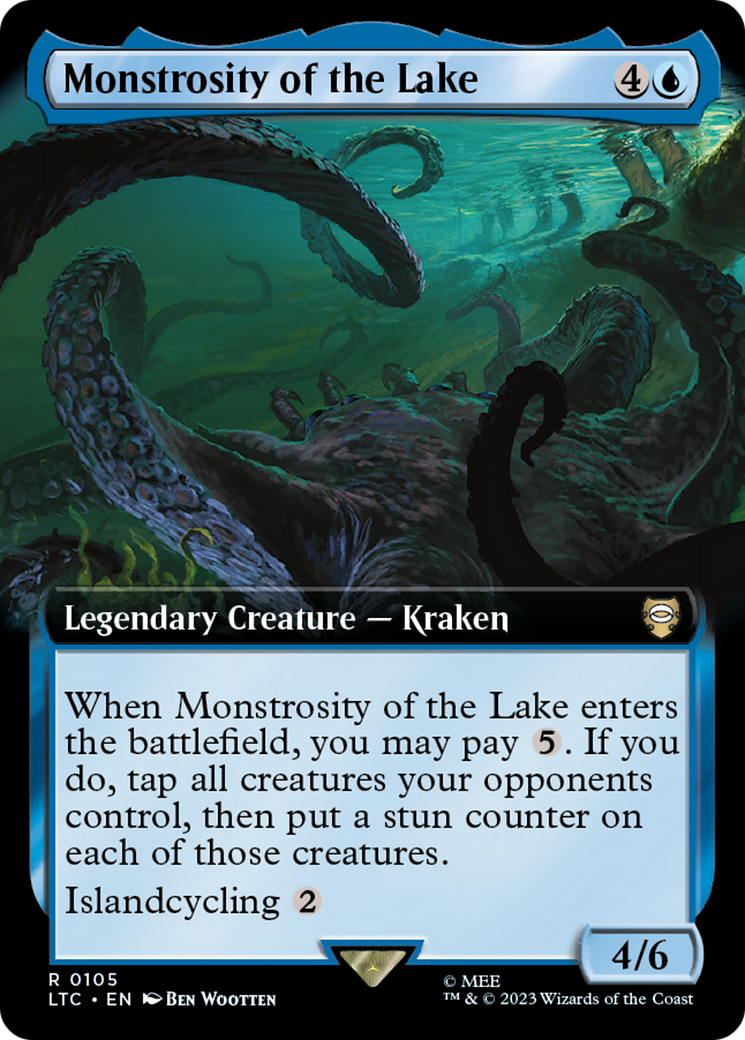 Monstrosity of the Lake (LTC-105) - Tales of Middle-earth Commander: (Extended Art) Foil | Grognard Games