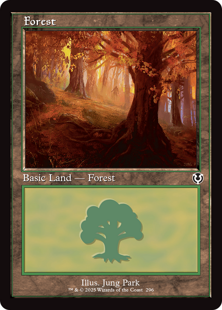 Forest (296) (Retro Frame) [Innistrad Remastered] | Grognard Games