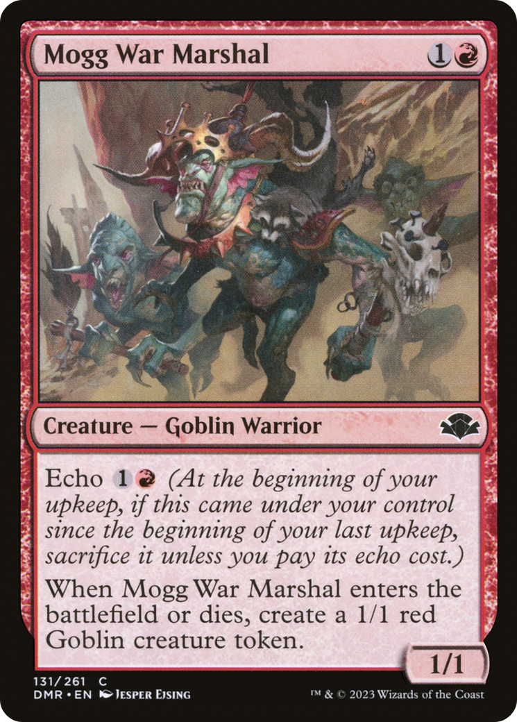 Mogg War Marshal [Dominaria Remastered] | Grognard Games