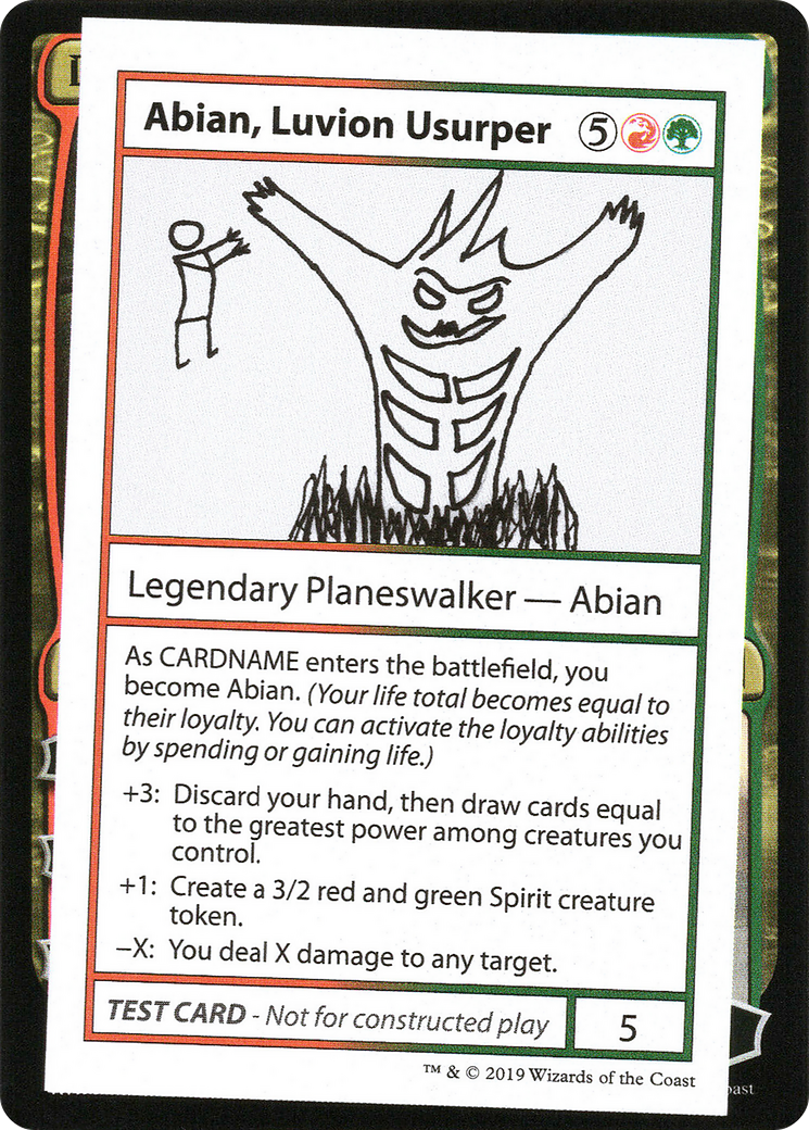 Abian, Luvion Usurper (2021 Edition) [Mystery Booster Playtest Cards] | Grognard Games