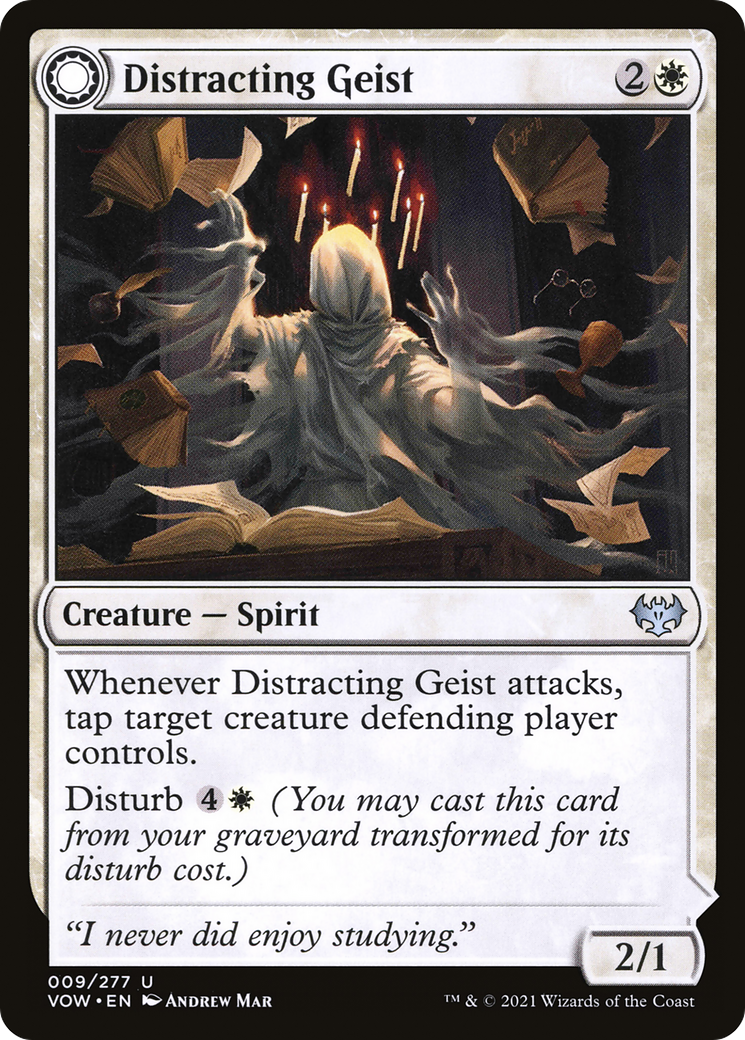 Distracting Geist // Clever Distraction [Innistrad: Crimson Vow] | Grognard Games