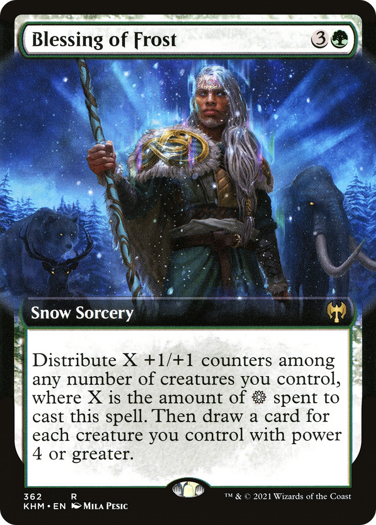 Blessing of Frost (Extended Art) [Kaldheim] | Grognard Games