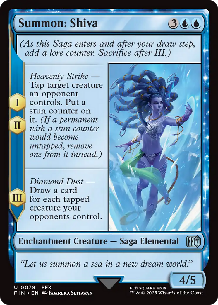 Summon: Shiva [FINAL FANTASY] | Grognard Games
