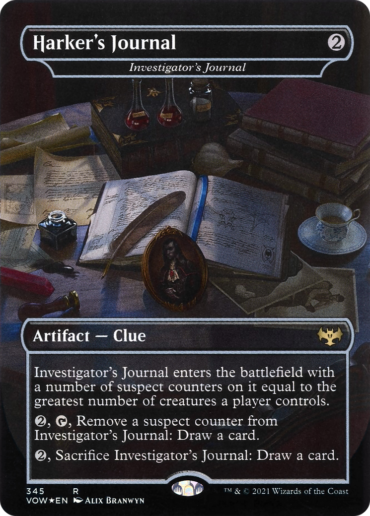 Investigator's Journal - Harker's Journal [Innistrad: Crimson Vow] | Grognard Games