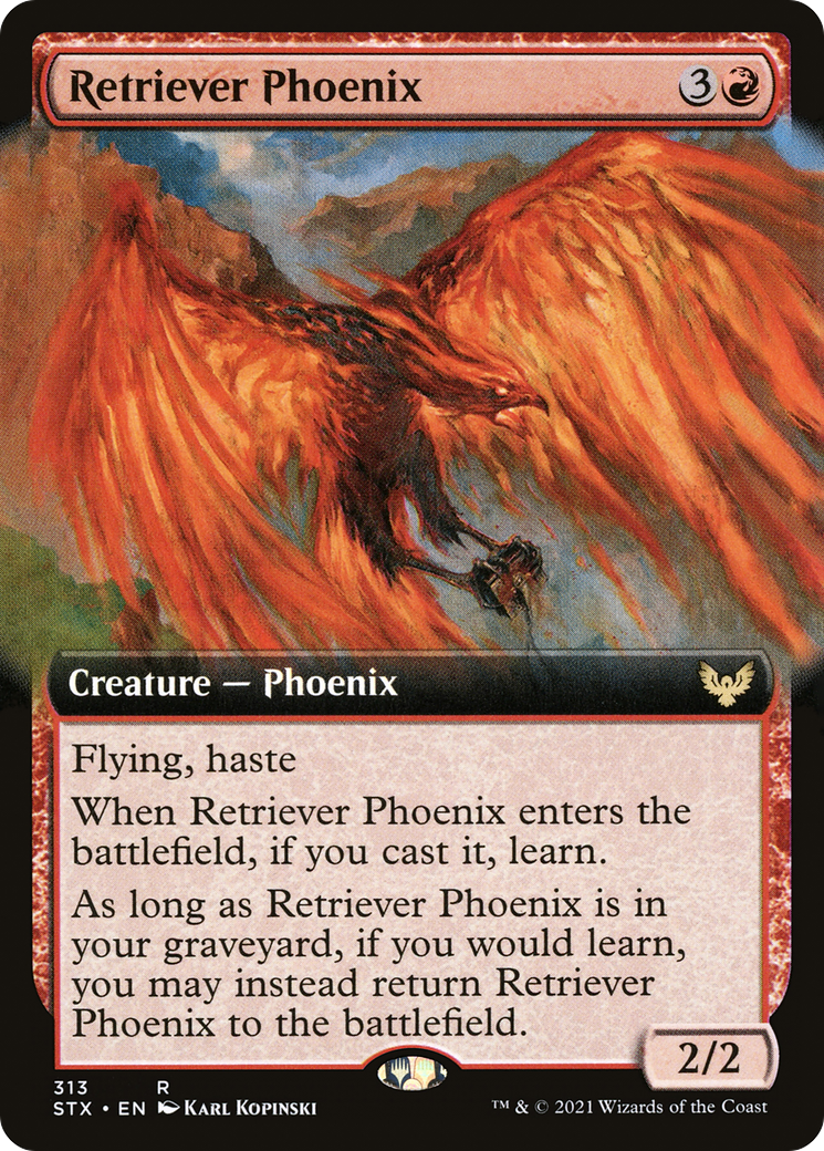 Retriever Phoenix (Extended) [Strixhaven: School of Mages] | Grognard Games