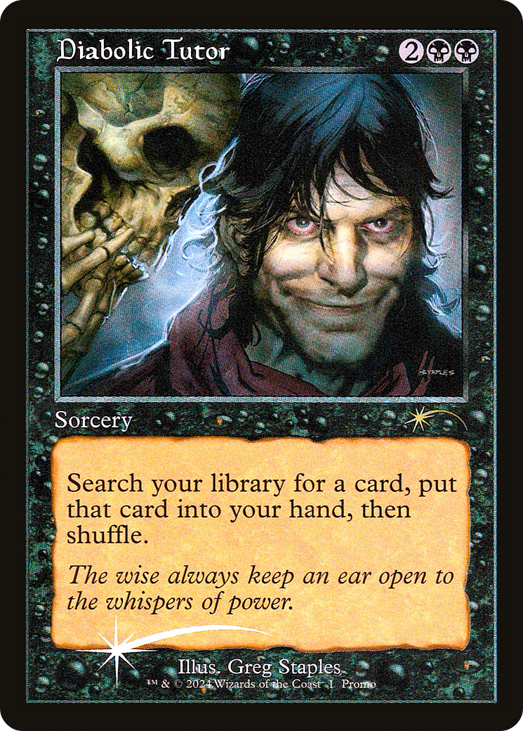 Diabolic Tutor [Wizards Play Network 2024] | Grognard Games