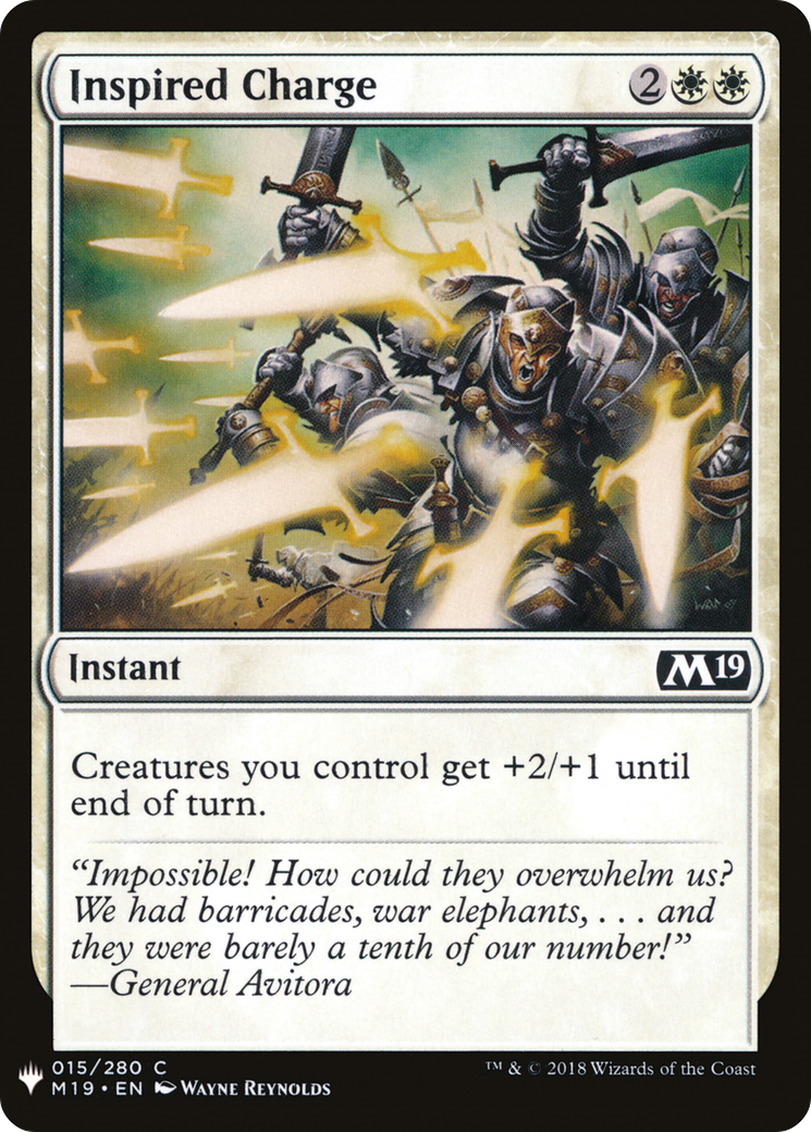 Inspired Charge [Mystery Booster] | Grognard Games